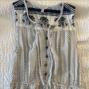 Lucky Brand Women’s Polka Dot Sleeveless Tank Dress. Size small.